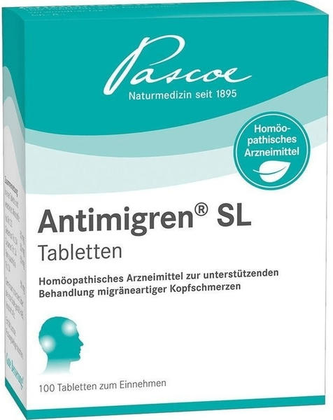 Pascoe Naturmedizin Antimigren Sl Tabletten (100 Stk.)