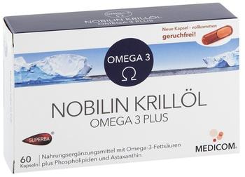 Medicom Pharma Nobilin Krillöl Omega 3 Plus Kapseln (60 Stk.)