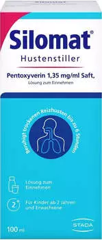 Silomat Hustenstiller Pentoxyverin 1,35 mg/ml Saft (100ml)