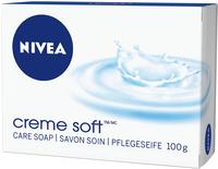 NIVEA Creme Soft Feste Seife 100 g, 1 St. wei&szlig;