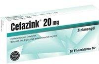 Cefazink 20 mg Filmtabletten 60 St
