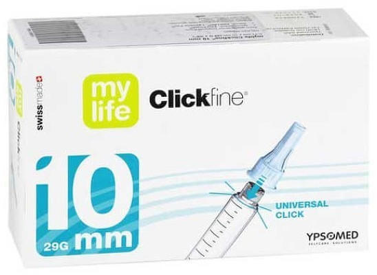Medi-Spezial Mylife Clickfine Kanülen 10 mm (100 Stk.)