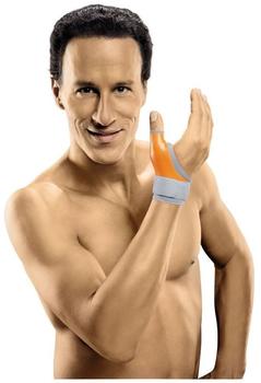 Sporlastic Mittelhand-Daumenschiene Links platinum/orange 07051 Gr. L