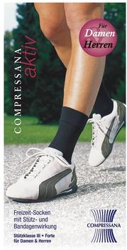 COMPRESSANA Aktiv Bandagensocken Gr.3 weiß