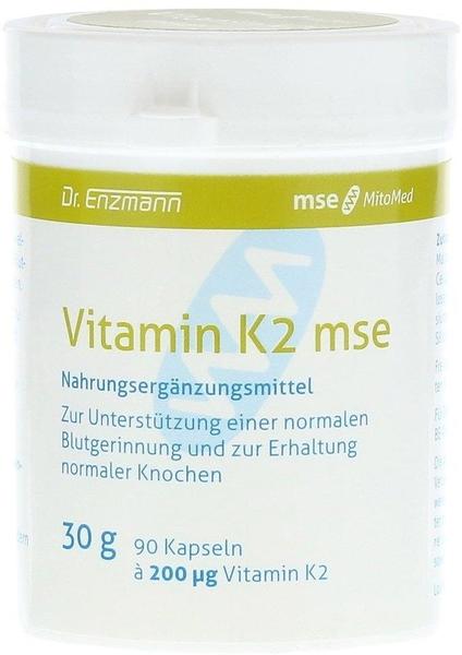 MSE Pharmazeutika Vitamin K2 mse Kapseln (90 Stk.)