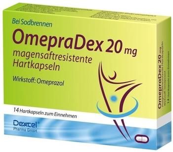 Omepradex 20 mg Magensaftresistente Hartkapseln (14 Stk.) Omepradex 20 mg Magensaftresistente Hartkapseln (14 Stk.)