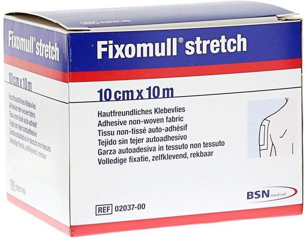BSN Medical Fixomull Stretch mit geschnittenem Abdeckpapier 10 m x 10 cm
