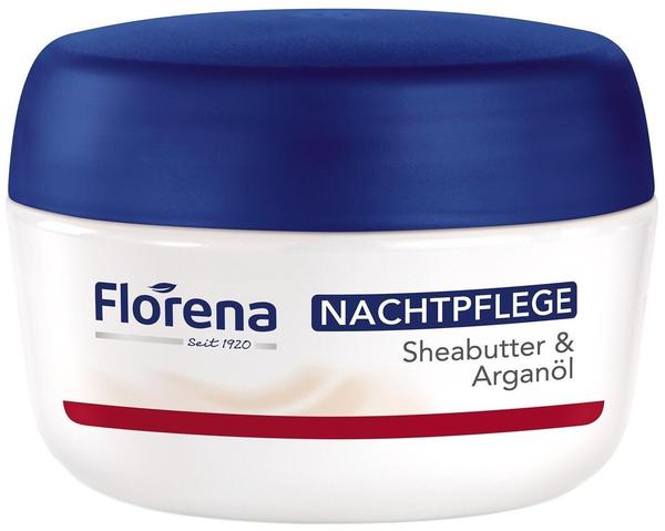 Florena Nachtcreme mit Sheabutter & Bio Arganöl (50ml)