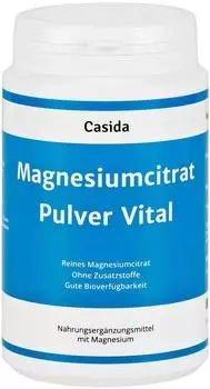 Casida GmbH Magnesiumcitrat Pulver Vital