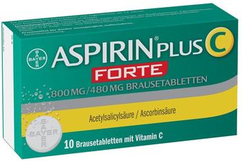 Aspirin Plus C forte 800 mg/480 mg Brausetabletten (10 Stk.)