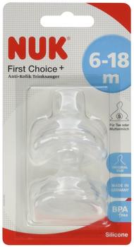 NUK First Choice Trinksauger Latex Gr. 2 L
