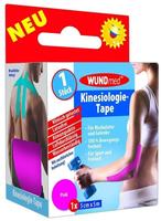 WUNDmed Tape Kinesiologie 04-040 pink 5,0 cm x 5,0 m, 1 St.