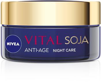 Nivea Visage Vital Teint Optimal Soja 3-fach Anti-Age Nachtpflege (50ml)