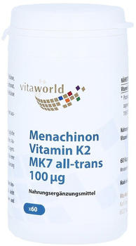 Vita World GmbH Menachinon Vitamin K2 100 μg Kapseln (60 Stk.)