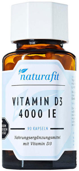 Naturafit Vitamin D3 4.000 I.E. Kapseln (90 Stk.)