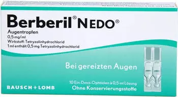 Berberil N EDO Augentropfen (10 x 0,5 ml)