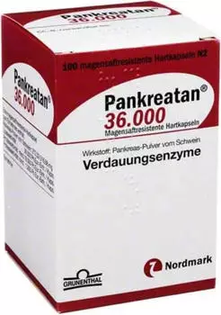 Pankreatan 36 000 Kapseln (100 Stk.)