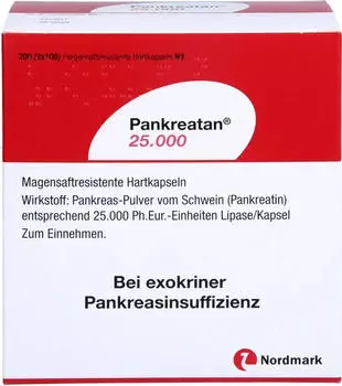 Pankreatan 25 000 Kapseln (200 Stk.)