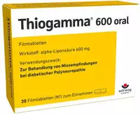 PZN-DE 04972007, W&ouml;rwag Pharma Thiogamma 600 oral Filmtabletten 30 St