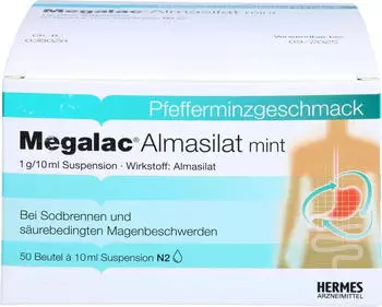 Megalac Almasilat Mint Susp. (50 x 10 ml)