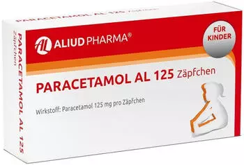 Paracetamol Al 125 S&auml;uglings-Suppositorien (10 Stk.)