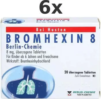 Bromhexin 8 Berlin Chemie Drag. (20 Stück)