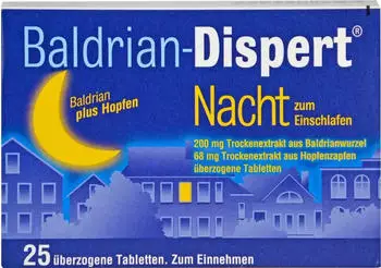 Baldrian Dispert Nacht/einschl. Tabletten (25 Stk.)