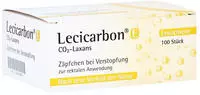PZN-DE 04018882, Lecicarbon E CO2 Laxans Erwachsenensuppositorien 100 St