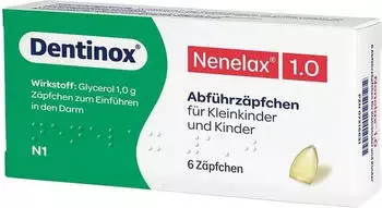 Nene Lax 1,0 Suppositorien f&uuml;r Kinder (6 Stk.)