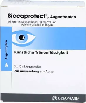 Siccaprotect Augentropfen (3 x 10 ml)