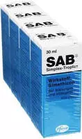 SAB Simplex Suspension zum Einnehmen - Reimport 4X30 ml