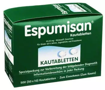 Espumisan f. bildgebende Diagnostik Kautabletten (50 Stk.)