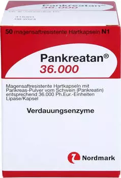 Pankreatan 36 000 Kapseln (50 Stk.)