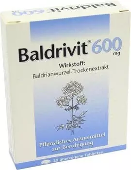 Baldrivit 600 Mg Tabl.ueberzogen (20 St&uuml;ck)