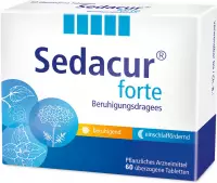 PZN-DE 02647390, Sedacur forte Beruhigungsdragees 60 St &Uuml;berzogene Tabletten,