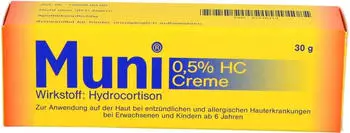 Muni 0,5 % Hc Creme (30 g)