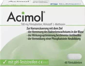 Acimol mit Ph Teststreifen Filmtabletten (48 Stk.)