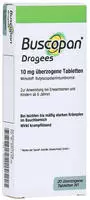 PZN-DE 03176975, Buscopan Dragees Emra-Med &Uuml;berzogene Tabletten Inhalt: 20 St