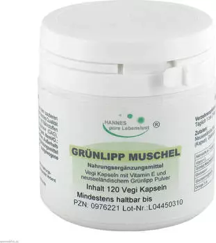 Gr&uuml;nlipp Vegi Kapseln (120 Stk.)