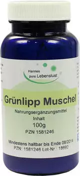 Gruenlipp Muschel Pulver (100 g)