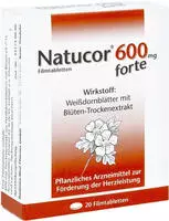 Natucor 600 mg forte Filmtabletten 20 St