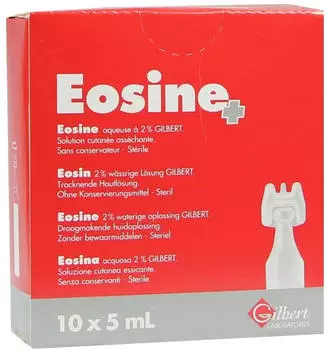 Eosin 2% w&auml;ssrige Pflegel&ouml;sung steril (10 x 5 ml)