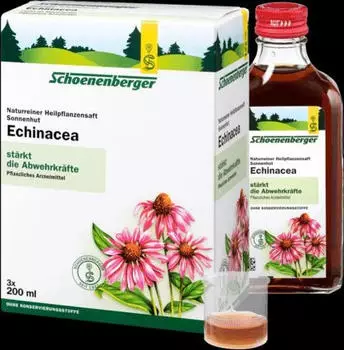Echinacea Saft Schoenenberger Heilpflanzensaefte (3 x 200 ml)