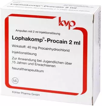 Lophakomp Procain 2 ml Injektionslösung (100 x 2 ml)
