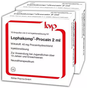 Lophakomp Procain 2 ml Injektionsl&ouml;sung (20 x 2 ml)