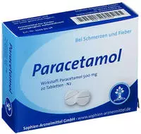 Paracetamol Sophien 500 Tabletten 20 St