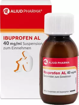 Ibuprofen Al 40 mg/ml Suspension zum Einnehmen (100 ml)