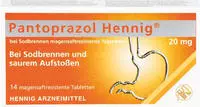 Pantoprazol Hennig 20 mg magensaftresistente Tabletten 14 St