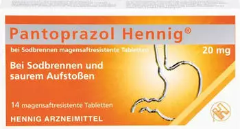 Pantoprazol b. Sodbrennen 20 mg magensaftr. Tabletten (14 Stk.)