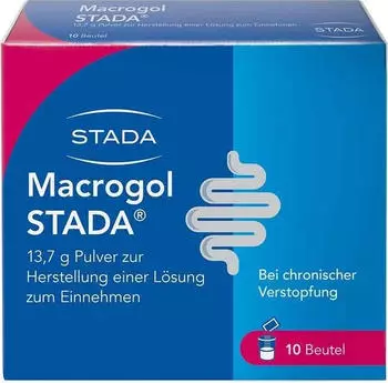 Macrogol Stada 13,7 g Pulver z. Herstellung e. Lösung z. Einnehmen (10 Stk.)